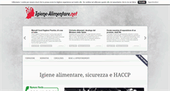 Desktop Screenshot of igiene-alimentare.net